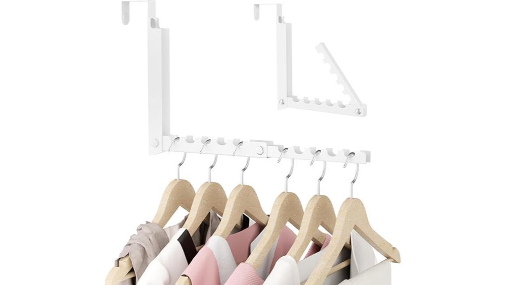 over door double folding drying