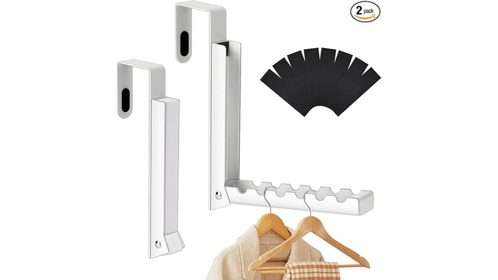 over door folding hanger hooks