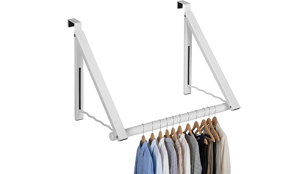 over the door foldable hanger rack