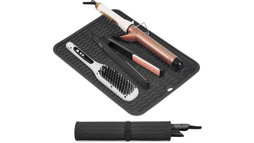 oversized heat resistant silicone mat