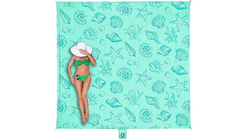 oversized sandproof waterproof beach blanket