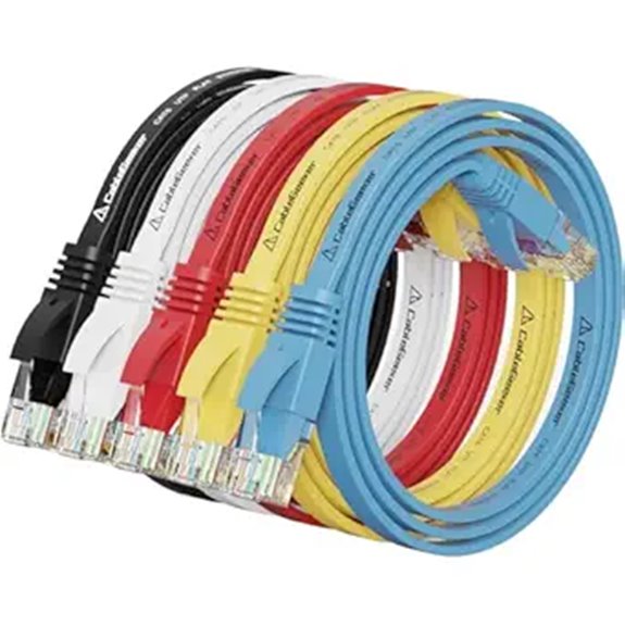 pack of five 1ft cat6