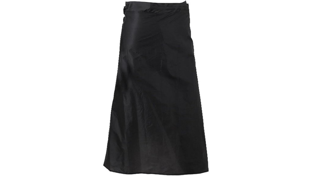 packable unisex rain skirt