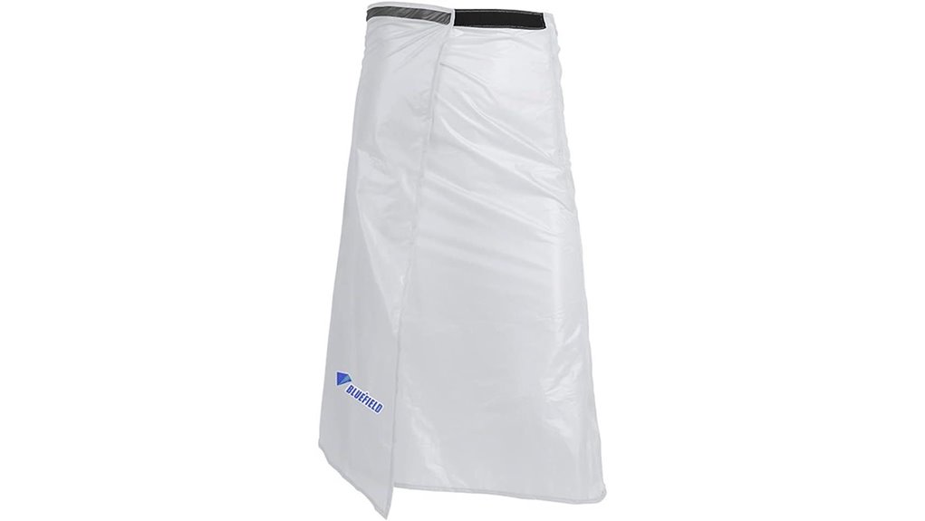 packable waterproof white kilt