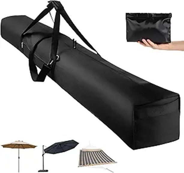 padded strap umbrella storage bag