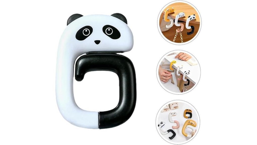 panda folding handbag hook