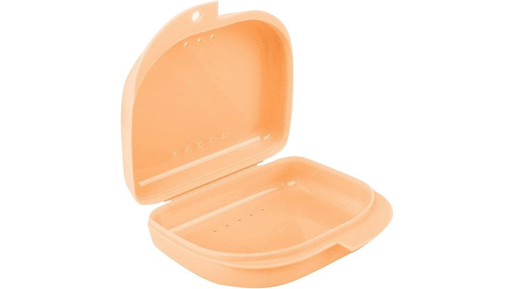 peach ventilated retainer case