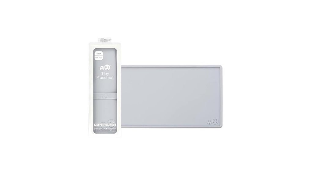 pewter baby silicone placemat