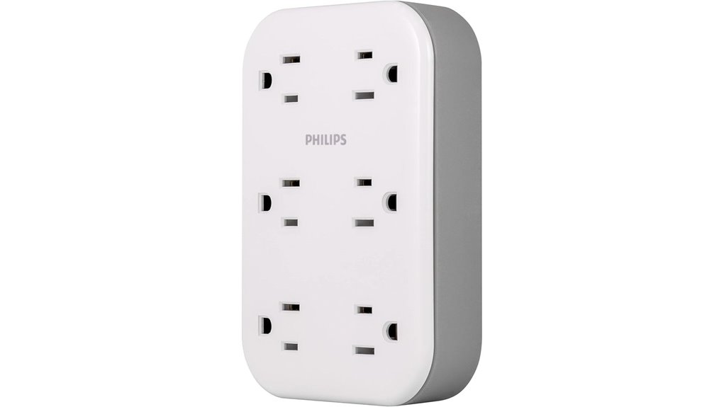 philips six outlet surge protector