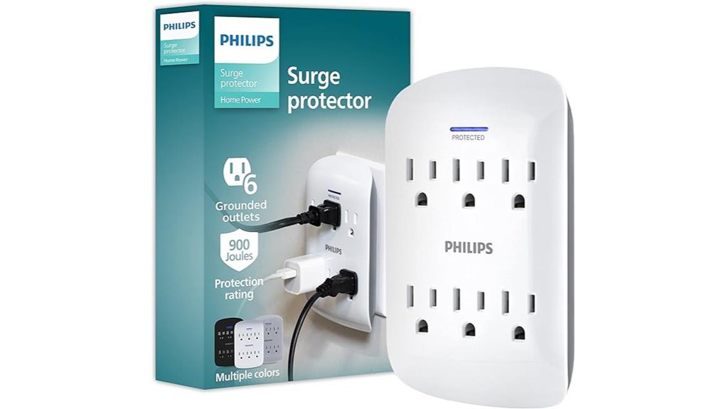 philips six outlet surge protector
