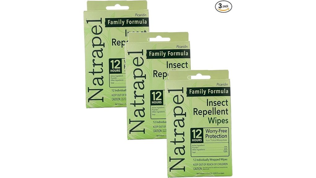 picaridin 20 tick wipes