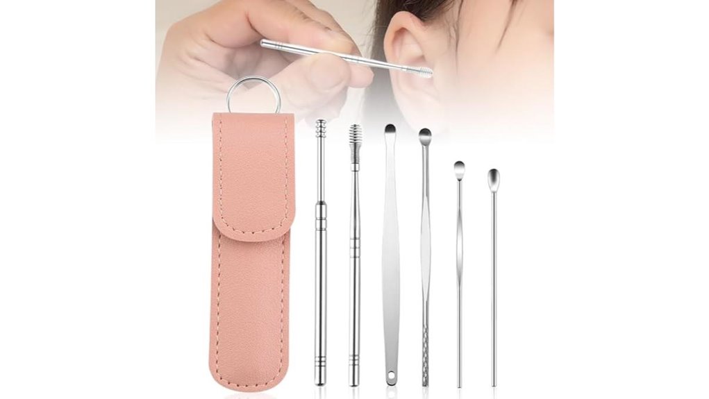 pink earwax cleaner kit