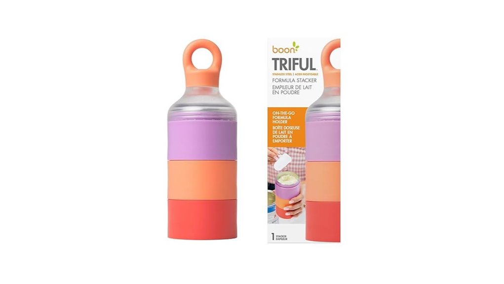 pink insulated stacking formula dispenser