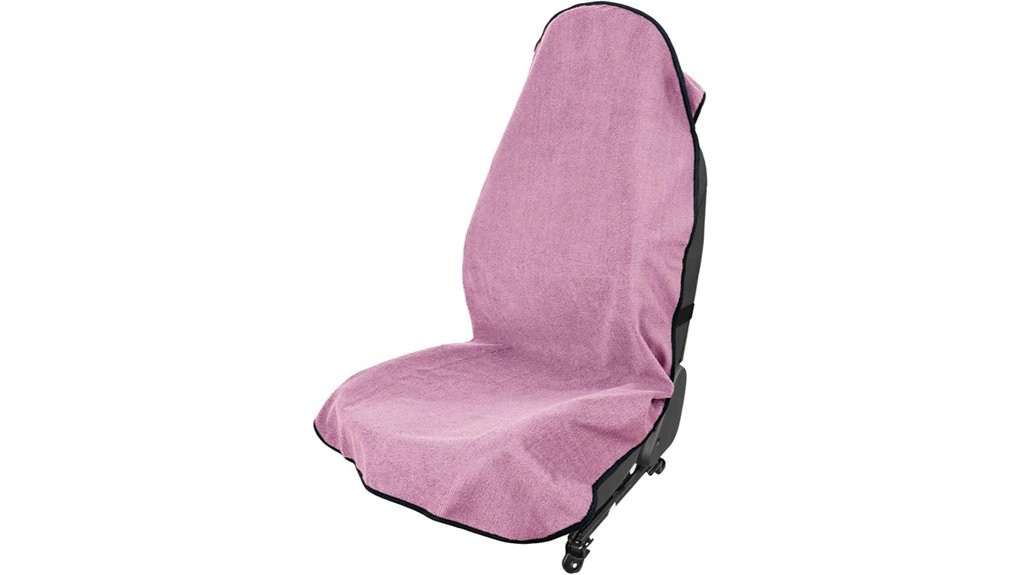 pink waterproof non slip car seat