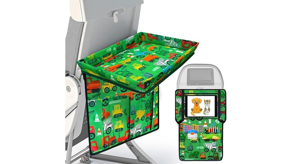 pocketed travel tray cover