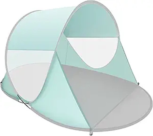 pop up beach shade upf50