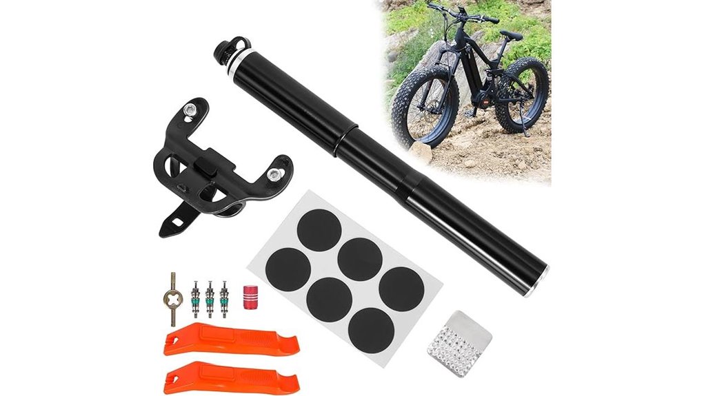 portable 120psi mini bike pump