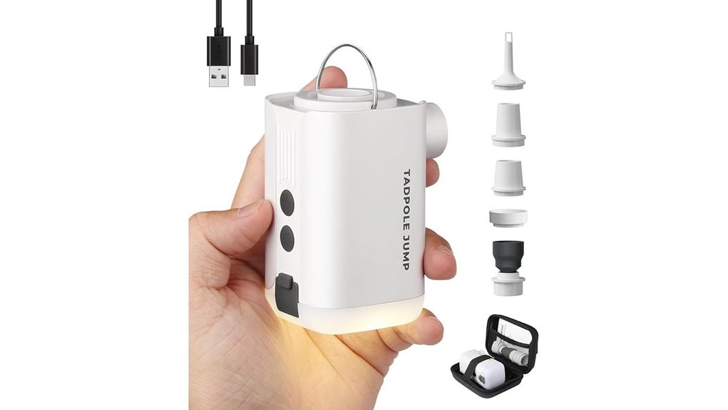 portable 3600mah cordless air pump