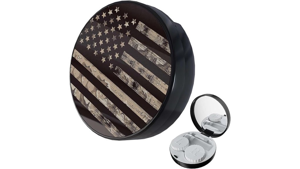 portable american flag lenscase