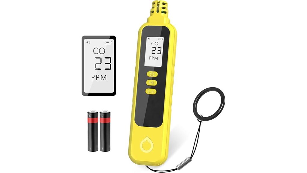 portable battery powered co detector