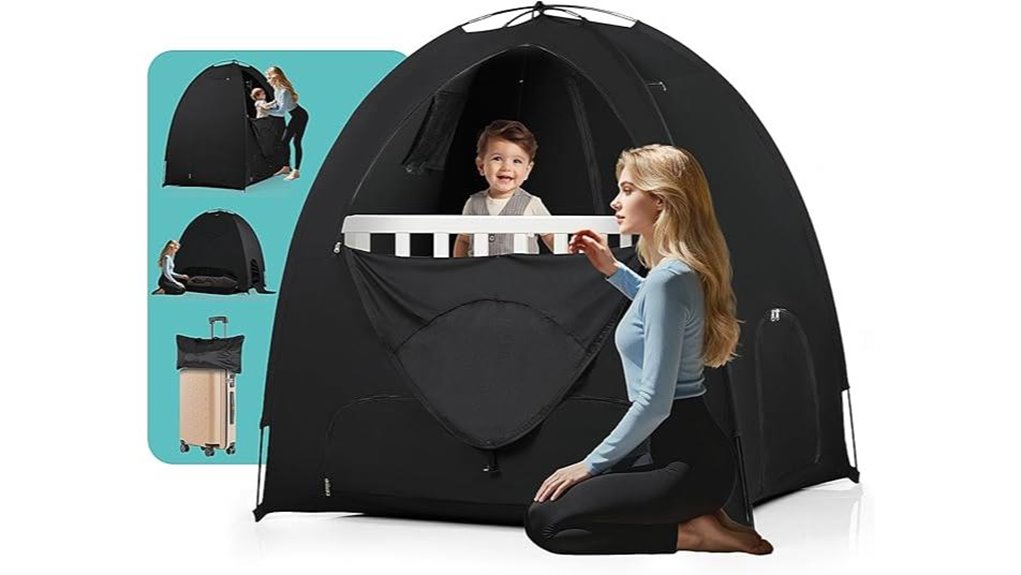 portable blackout sleeping tent pack