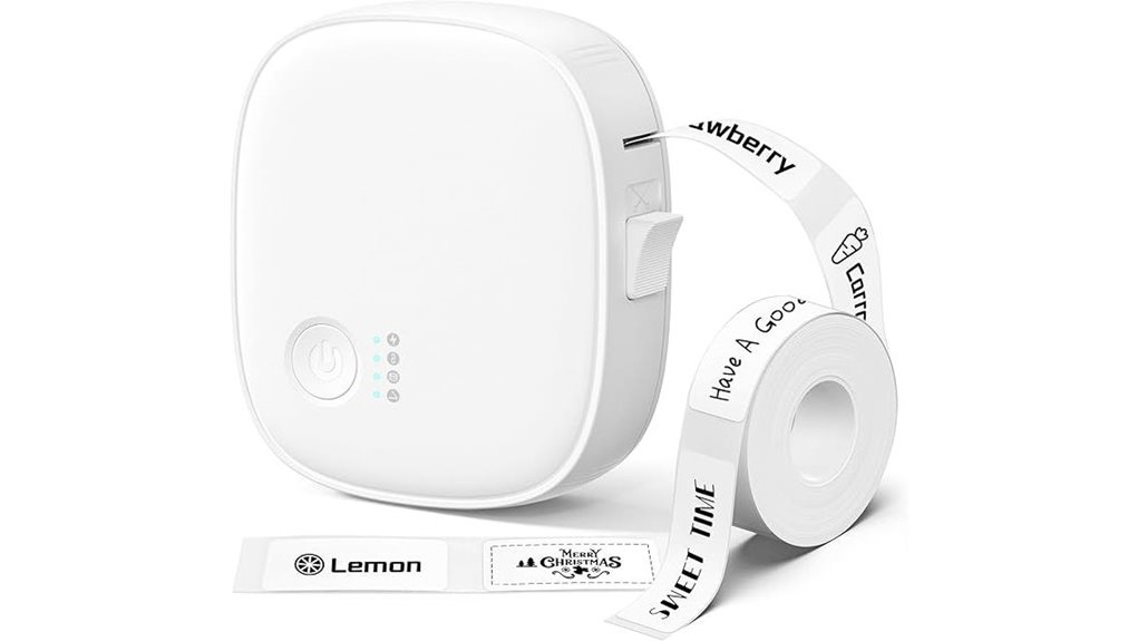 portable bluetooth mini thermal label maker