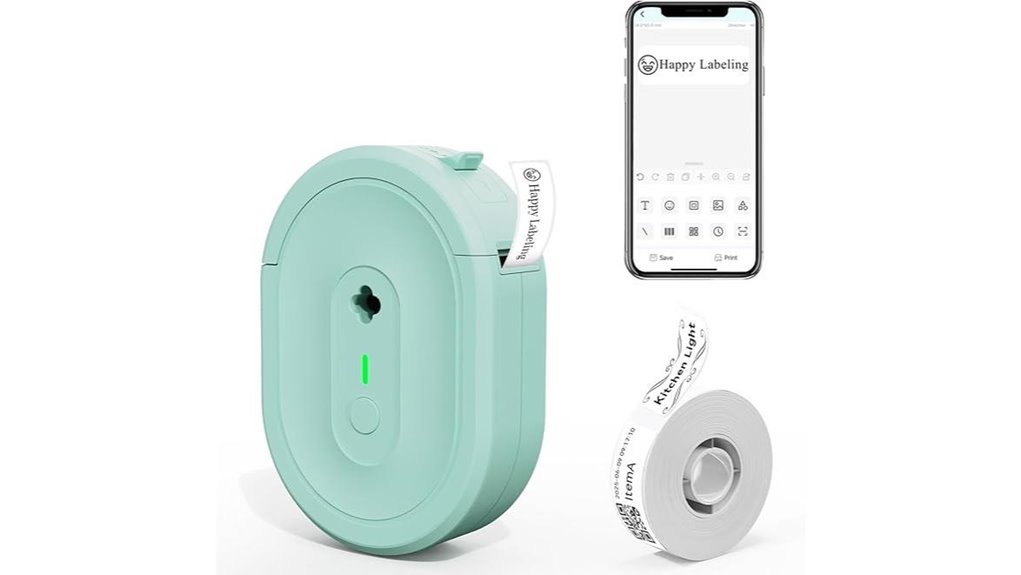 portable bluetooth thermal label maker