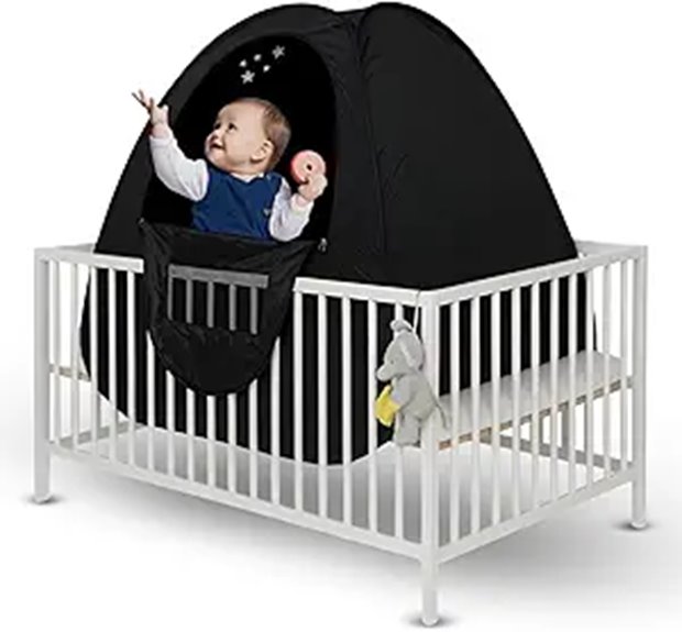 portable breathable blackout baby tent