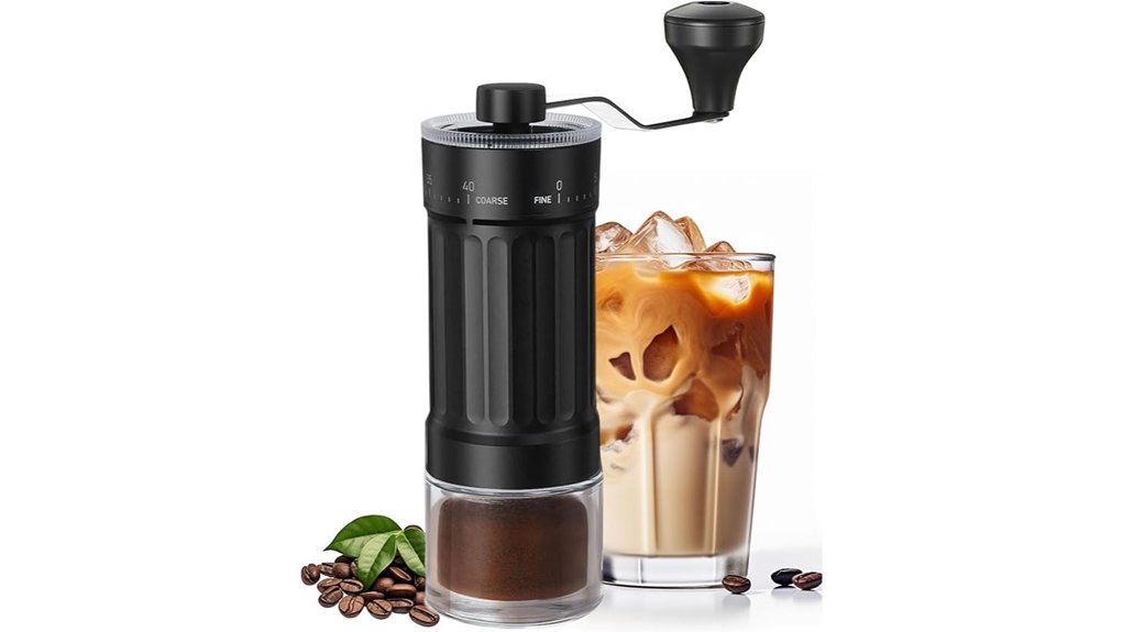 portable ceramic burr coffee grinder