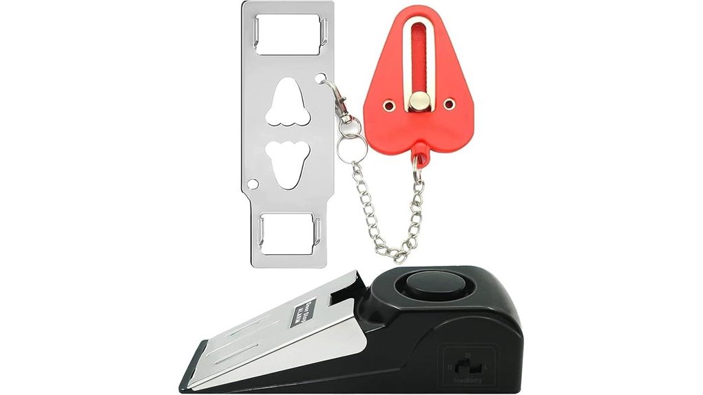 portable dual protection door lock