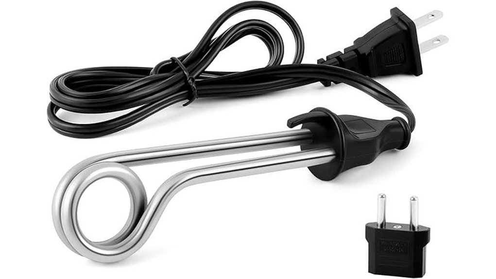 portable dual voltage 300w heater