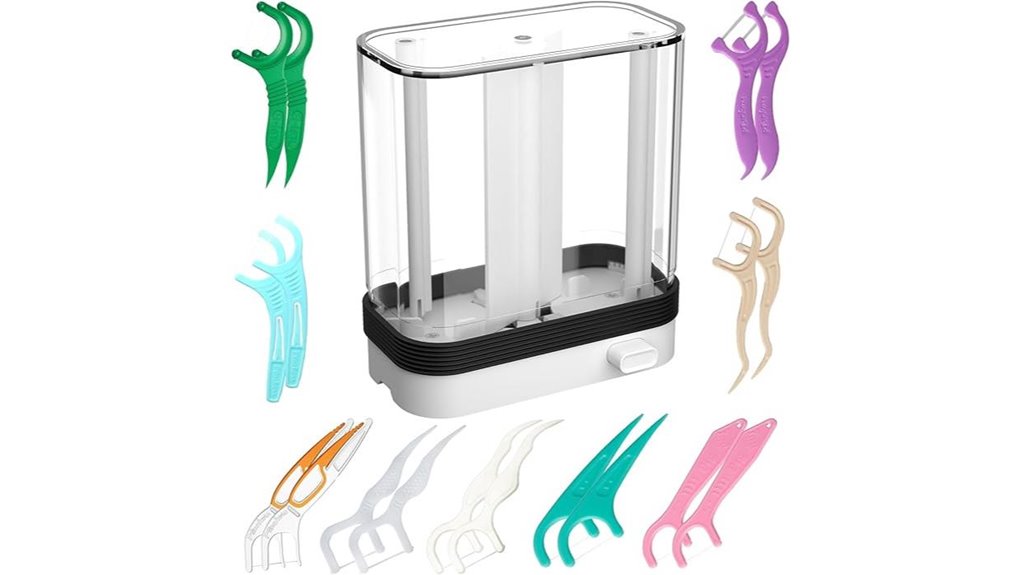 portable empty floss dispenser holder