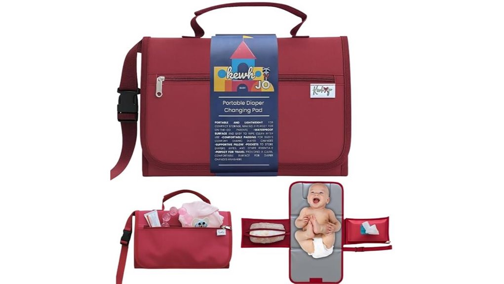 portable foldable waterproof baby changing clutch