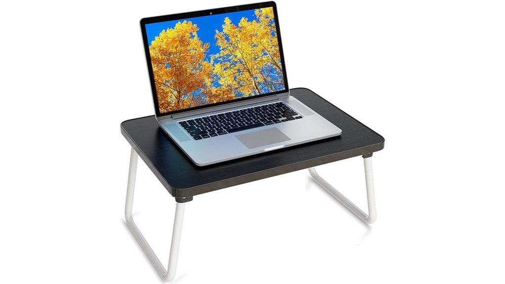 portable folding laptop tray table