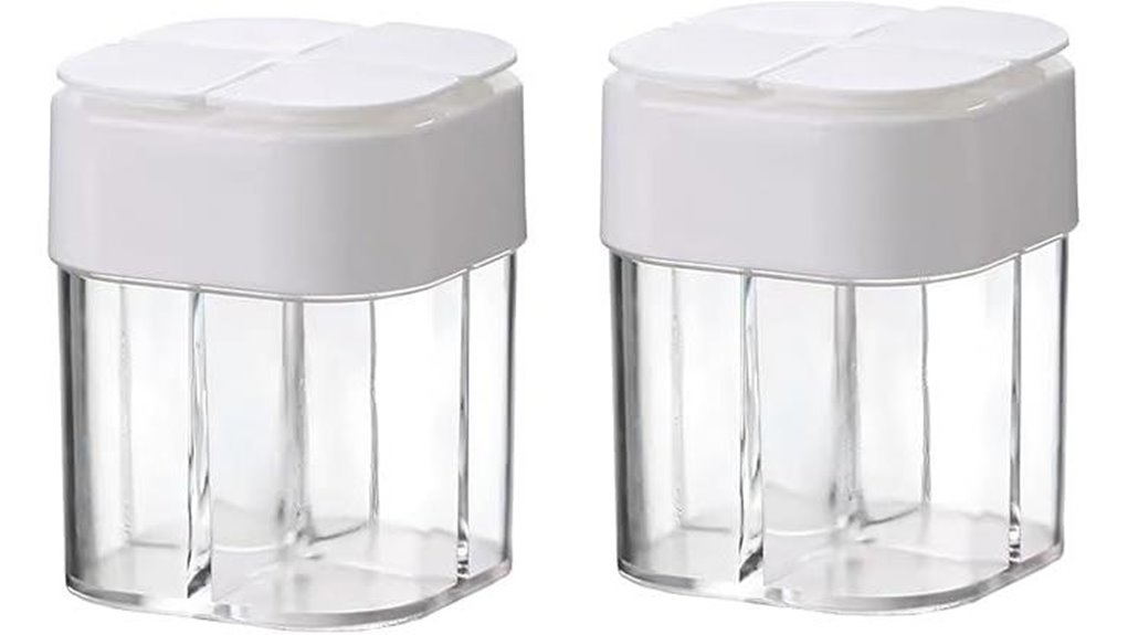 portable keychain spice containers