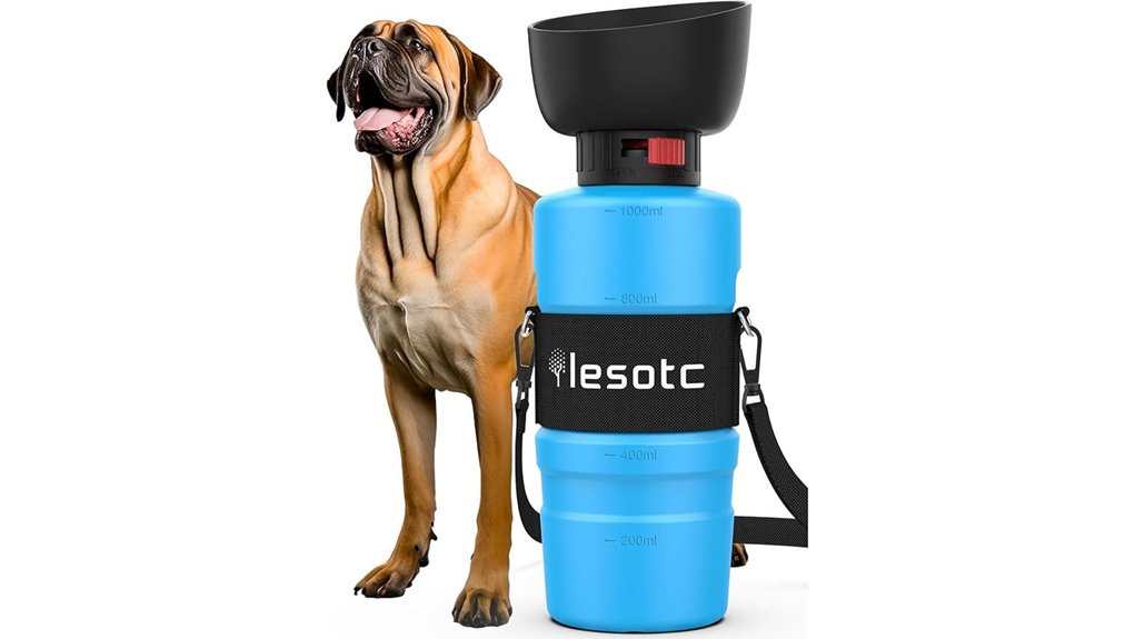 portable leak proof dog water bottle
