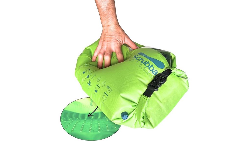 portable lightweight manual washbag
