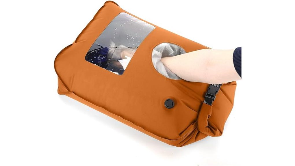 portable manual baby washbag