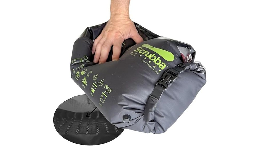 portable manual travel washing bag