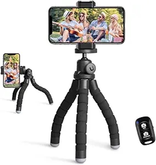 portable phone tripod remote