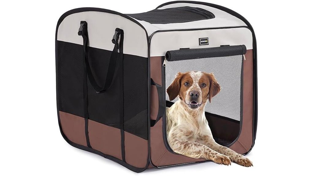 portable pop up dog crate