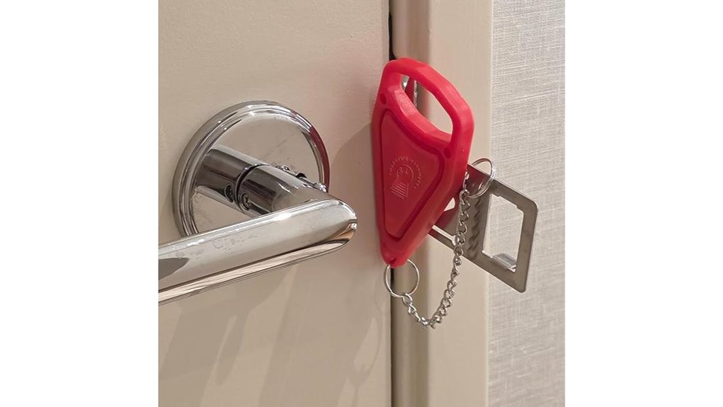 portable red travel lock
