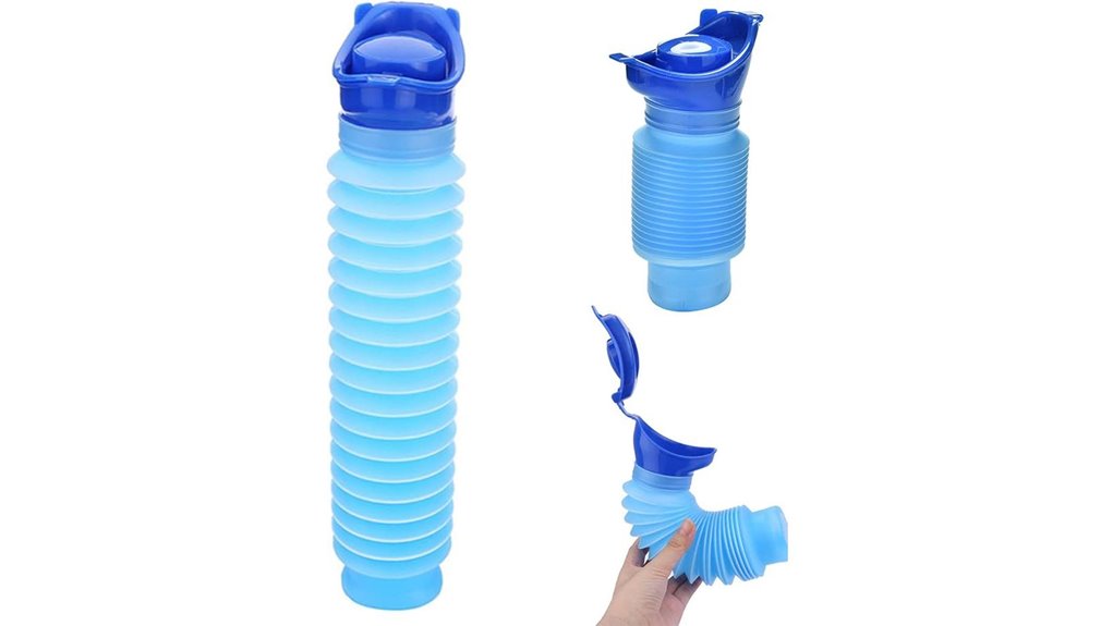 portable shrinkable emergency urinal