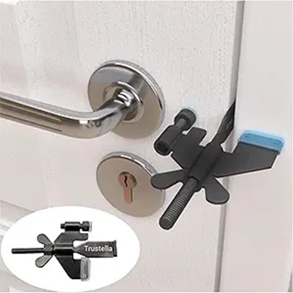 portable stainless steel door lock