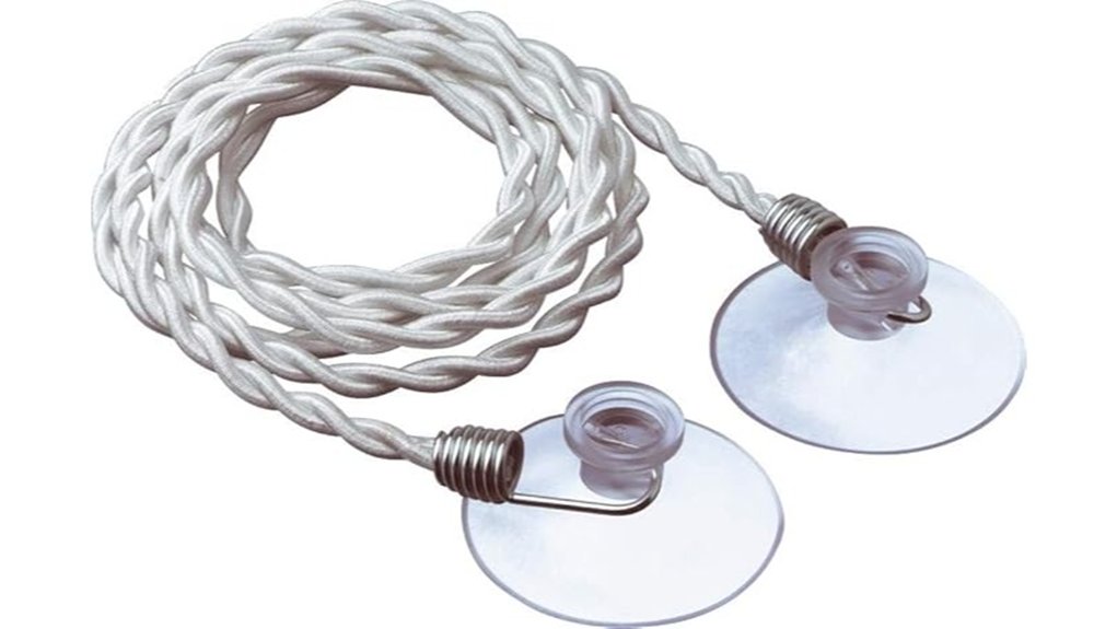 portable suction cup travel clothesline