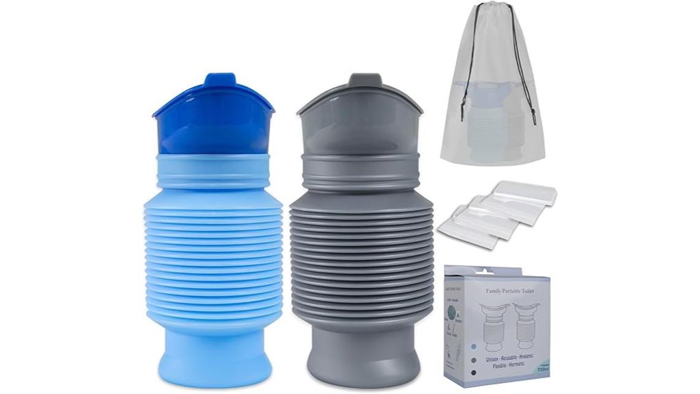 portable unisex urinal bottle