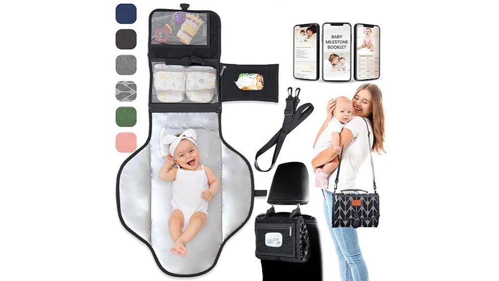 portable waterproof foldable changing pad