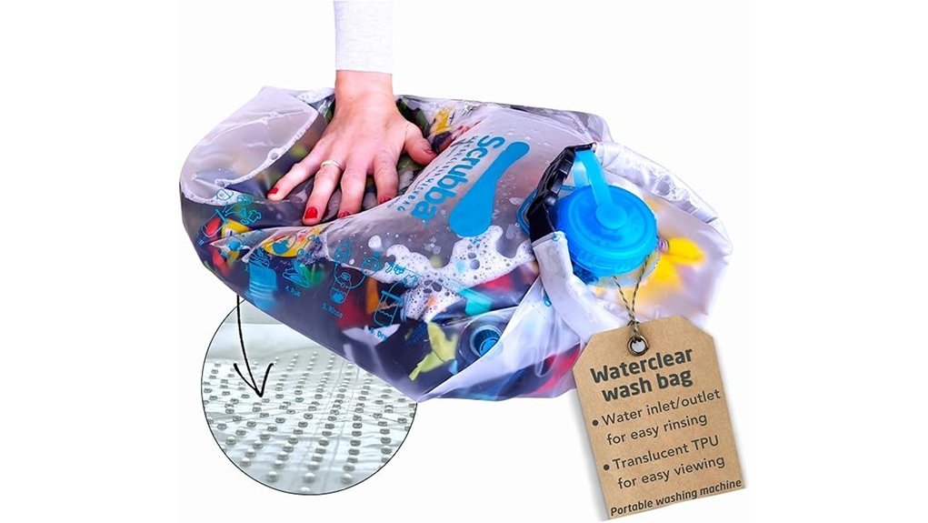 portable waterproof manual washer