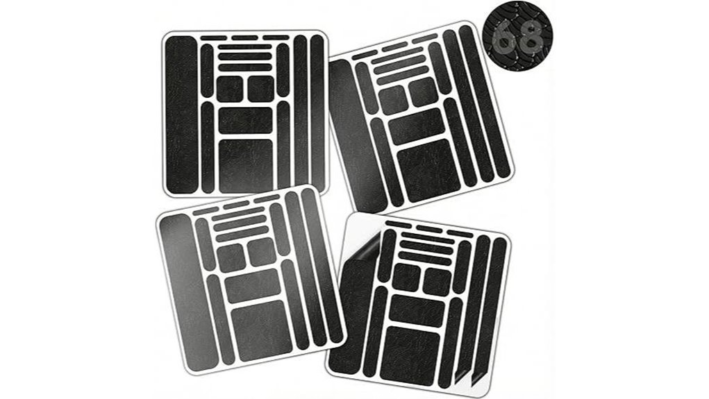 pre cut 68 piece rubber grips