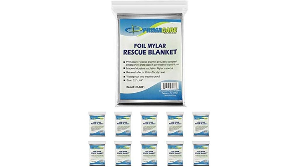 primacare hb 10 emergency blankets